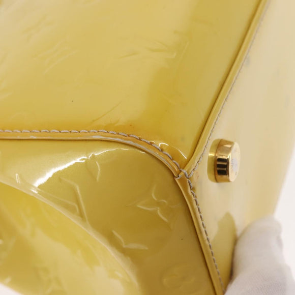LOUIS VUITTON Monogram Vernis Blair MM Bag 2way Citrin M90108 LV Auth 145836