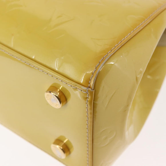 LOUIS VUITTON Monogram Vernis Blair MM Bag 2way Citrin M90108 LV Auth 145836