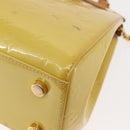 LOUIS VUITTON Monogram Vernis Blair MM Bag 2way Citrin M90108 LV Auth 145836-10