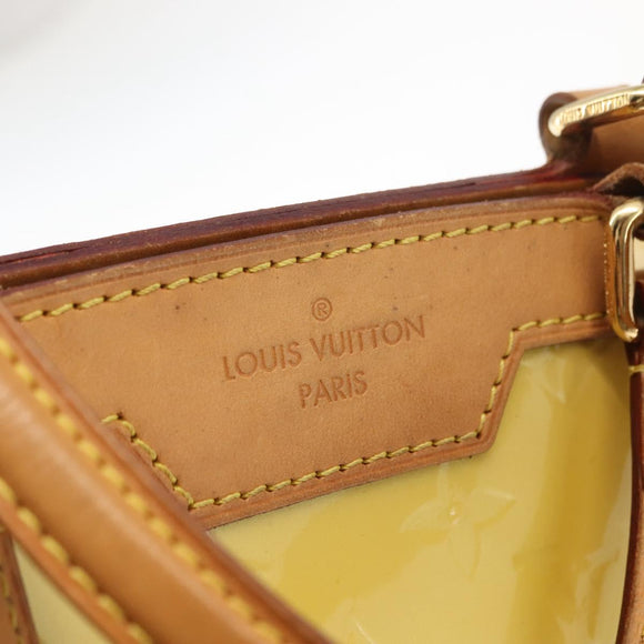 LOUIS VUITTON Monogram Vernis Blair MM Bag 2way Citrin M90108 LV Auth 145836