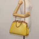 LOUIS VUITTON Monogram Vernis Blair MM Bag 2way Citrin M90108 LV Auth 145836-25