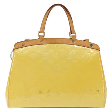 LOUIS VUITTON Monogram Vernis Blair MM Bag 2way Citrin M90108 LV Auth 145836 - 0