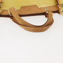 LOUIS VUITTON Monogram Vernis Blair MM Bag 2way Citrin M90108 LV Auth 145836-8