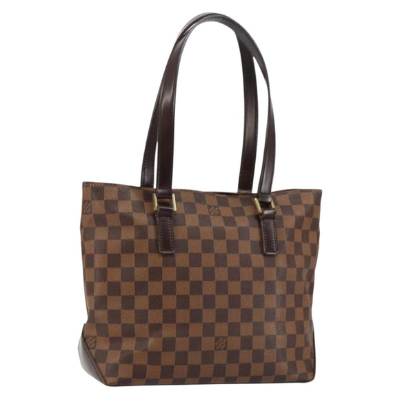 LOUIS VUITTON Damier Ebene Cabas Piano Tote Bag M51148 LV Auth 145837
