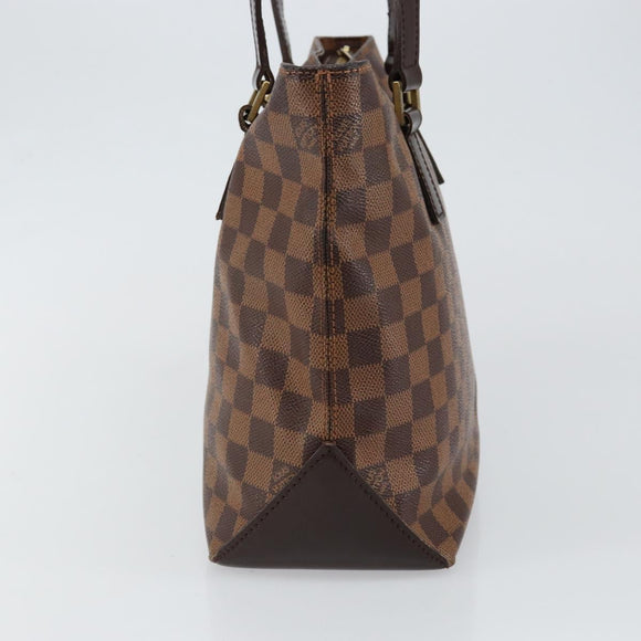 LOUIS VUITTON Damier Ebene Cabas Piano Tote Bag M51148 LV Auth 145837