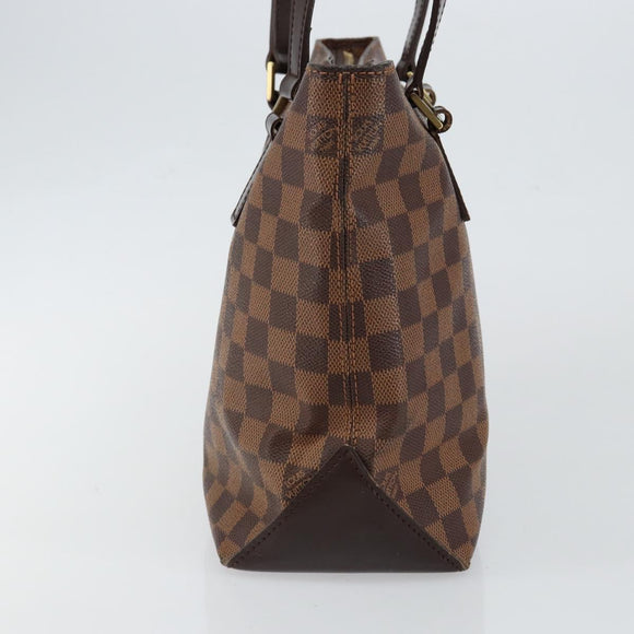 LOUIS VUITTON Damier Ebene Cabas Piano Tote Bag M51148 LV Auth 145837