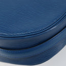LOUIS VUITTON Epi Jeune Fille MM Shoulder Bag Toledo Blue M52155 LV Auth 145839-16