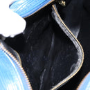 LOUIS VUITTON Epi Jeune Fille MM Shoulder Bag Toledo Blue M52155 LV Auth 145839-11