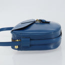 LOUIS VUITTON Epi Jeune Fille MM Shoulder Bag Toledo Blue M52155 LV Auth 145839-4