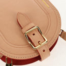 LOUIS VUITTON LV Namensschild XL Clutch Tasche Leder Beige M82225 LV Auth 145840SM-20