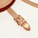 LOUIS VUITTON LV Namensschild XL Clutch Tasche Leder Beige M82225 LV Auth 145840SM-21