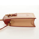 LOUIS VUITTON LV Namensschild XL Clutch Tasche Leder Beige M82225 LV Auth 145840SM-3