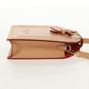 LOUIS VUITTON LV Namensschild XL Clutch Tasche Leder Beige M82225 LV Auth 145840SM-4