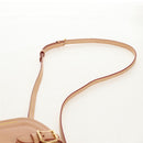 LOUIS VUITTON LV Name Tag XL Clutch Bag Leather Beige M82225 LV Auth 145840SM-14