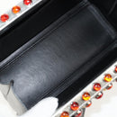 LOEWE Anagram Hand Bag Leather 2way Silver Auth 145842SM-10