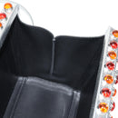 LOEWE Anagram Hand Bag Leather 2way Silver Auth 145842SM-24