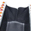 LOEWE Anagram Hand Bag Leather 2way Silver Auth 145842SM-25