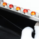 LOEWE Anagram Hand Bag Leather 2way Silver Auth 145842SM-26