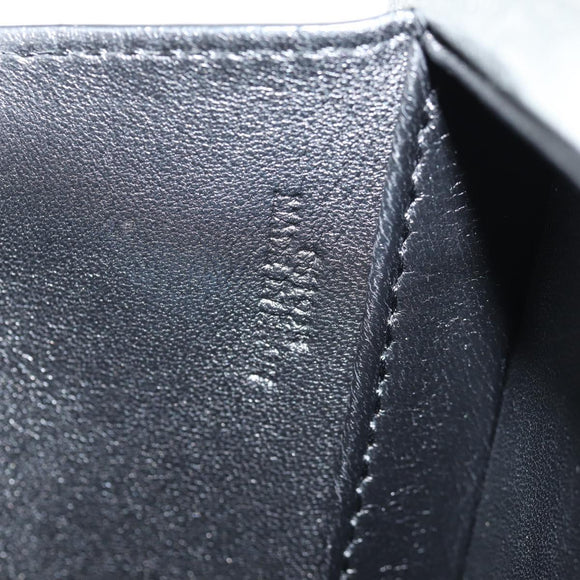 LOEWE Anagram Hand Bag Leather 2way Silver Auth 145842SM