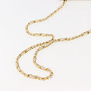 CHANEL Chain Mini Shoulder Bag Lamb Skin White Gold CC Auth 145844-8