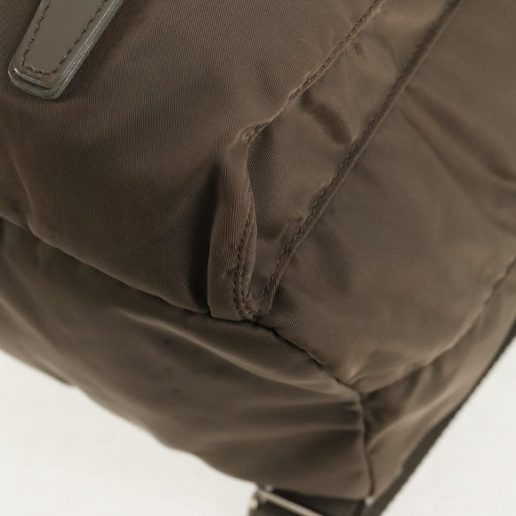 PRADA Backpack Nylon Gray Silver Auth 145848