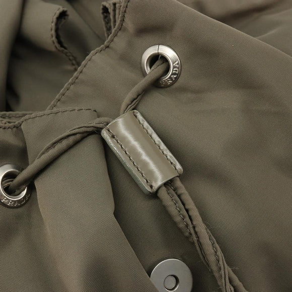 PRADA Rucksack Nylon Grau Silber Original 145848