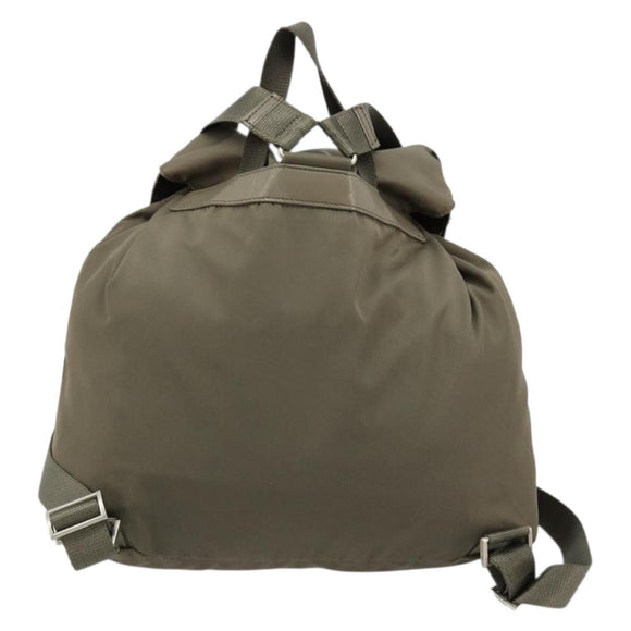 PRADA Rucksack Nylon Grau Silber Original 145848