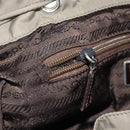 PRADA Backpack Nylon Gray Silver Auth 145848-31