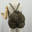 PRADA Backpack Nylon Gray Silver Auth 145848-33