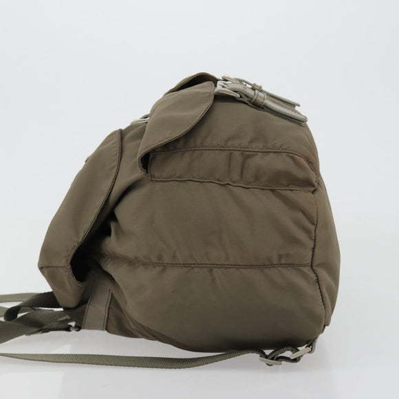 PRADA Rucksack Nylon Grau Silber Original 145848