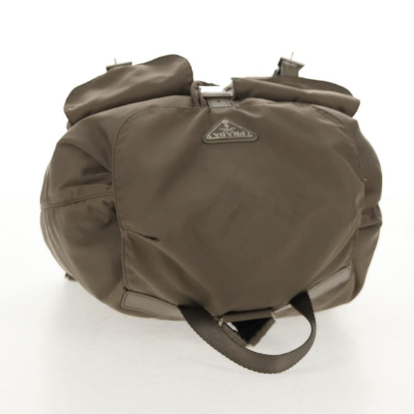 PRADA Backpack Nylon Gray Silver Auth 145848