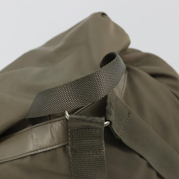 PRADA Rucksack Nylon Grau Silber Original 145848