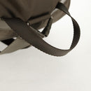 PRADA Backpack Nylon Gray Silver Auth 145848-14