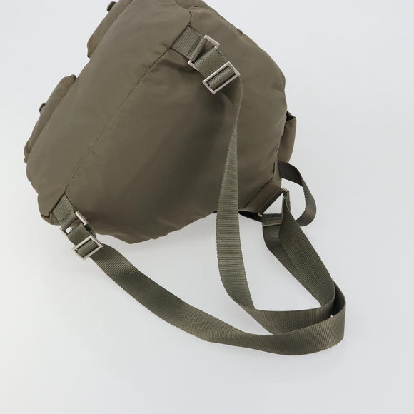 PRADA Rucksack Nylon Grau Silber Original 145848