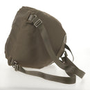 PRADA Backpack Nylon Gray Silver Auth 145848-7