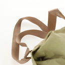 PRADA Backpack Nylon Beige Silver Auth 145849-15