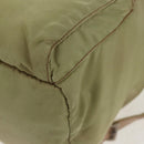 PRADA Backpack Nylon Beige Silver Auth 145849-18