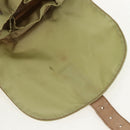 PRADA Backpack Nylon Beige Silver Auth 145849-27