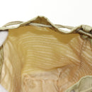 PRADA Backpack Nylon Beige Silver Auth 145849-30