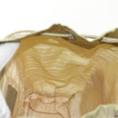 PRADA Backpack Nylon Beige Silver Auth 145849-31