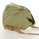 PRADA Backpack Nylon Beige Silver Auth 145849-5