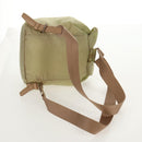 PRADA Backpack Nylon Beige Silver Auth 145849-8