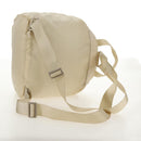 PRADA Backpack Nylon White Silver Auth 145850-9