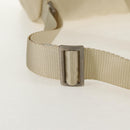 PRADA Backpack Nylon White Silver Auth 145850-16