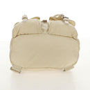 PRADA Backpack Nylon White Silver Auth 145850-6