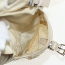 PRADA Backpack Nylon White Silver Auth 145850-25