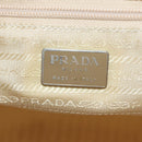 PRADA Backpack Nylon White Silver Auth 145850-30