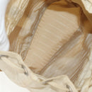 PRADA Backpack Nylon White Silver Auth 145850-11