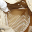 PRADA Backpack Nylon White Silver Auth 145850-33