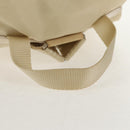 PRADA Backpack Nylon White Silver Auth 145850-14